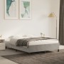 Estructura de cama de terciopelo gris claro 140x200 cm de vidaXL, Camas y somieres - Ref: Foro24-347324, Precio: 109,18 €, De...