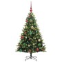 Árbol de Navidad Artificial Articulado 150 LEDs Verde 120 cm en Decoración Festiva y Estacional | Comprar online en Foru.es