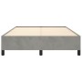 Estructura de cama de terciopelo gris claro 140x200 cm de vidaXL, Camas y somieres - Ref: Foro24-347324, Precio: 109,18 €, De...
