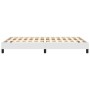 Estructura de cama de cuero sintético blanco 120x200 cm de vidaXL, Camas y somieres - Ref: Foro24-346893, Precio: 98,43 €, De...