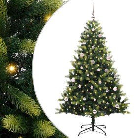Árbol de Navidad Artificial Articulado 150 LEDs Verde 150 cm en Decoración Festiva y Estacional | Comprar online en Foru.es