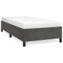 Estructura de cama de terciopelo gris oscuro 80x200 cm de vidaXL, Camas y somieres - Ref: Foro24-347289, Precio: 90,97 €, Des...