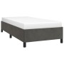 Estructura de cama de terciopelo gris oscuro 80x200 cm de vidaXL, Camas y somieres - Ref: Foro24-347289, Precio: 90,97 €, Des...