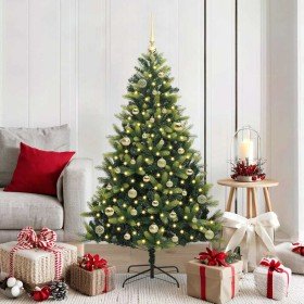 Árbol de Navidad Artificial Articulado 150 LEDs Verde 150 cm en Decoración Festiva y Estacional | Comprar online en Foru.es