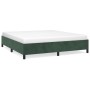 Estructura de cama de terciopelo verde 160x200 cm de vidaXL, Camas y somieres - Ref: Foro24-347333, Precio: 144,18 €, Descuen...