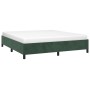 Estructura de cama de terciopelo verde 160x200 cm de vidaXL, Camas y somieres - Ref: Foro24-347333, Precio: 144,18 €, Descuen...