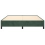 Estructura de cama de terciopelo verde 160x200 cm de vidaXL, Camas y somieres - Ref: Foro24-347333, Precio: 144,18 €, Descuen...