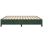 Estructura de cama de terciopelo verde 160x200 cm de vidaXL, Camas y somieres - Ref: Foro24-347333, Precio: 144,18 €, Descuen...