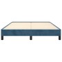 Estructura de cama de terciopelo azul 140x200 cm de vidaXL, Camas y somieres - Ref: Foro24-346980, Precio: 112,54 €, Descuent...
