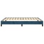 Estructura de cama de terciopelo azul 140x200 cm de vidaXL, Camas y somieres - Ref: Foro24-346980, Precio: 112,54 €, Descuent...