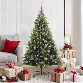 Árbol de Navidad Artificial Articulado 150 LEDs Verde 150 cm en Decoración Festiva y Estacional | Comprar online en Foru.es