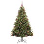 Árbol de Navidad Artificial Plegable 300 LEDs Verde 180 cm en Decoración Festiva y Estacional | Comprar online en Foru.es
