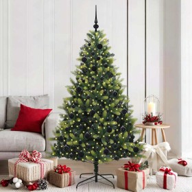 Árbol de Navidad Artificial Plegable 300 LEDs Verde 180 cm en Decoración Festiva y Estacional | Comprar online en Foru.es