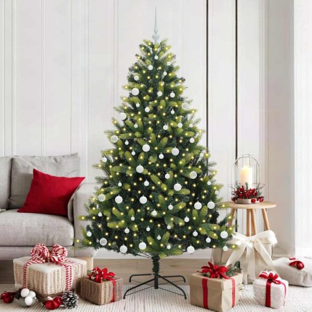 Árbol de Navidad Artificial Plegable 300 LEDs Verde 180 cm en Decoración Festiva y Estacional | Comprar online en Foru.es