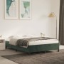Estructura de cama de terciopelo verde 140x190 cm de vidaXL, Camas y somieres - Ref: Foro24-347321, Precio: 121,69 €, Descuen...