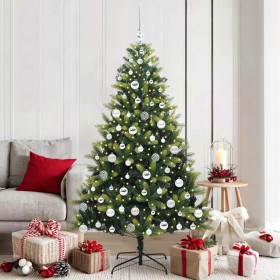 Árbol de Navidad Artificial Plegable 300 LEDs Verde 180 cm en Decoración Festiva y Estacional | Comprar online en Foru.es