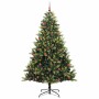 Árbol de Navidad Artificial Plegable 300 LEDs Verde 210 cm en Decoración Festiva y Estacional | Comprar online en Foru.es