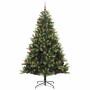 Árbol de Navidad Artificial Plegable 300 LEDs Verde 210 cm en Decoración Festiva y Estacional | Comprar online en Foru.es