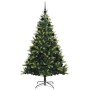 Árbol de Navidad Artificial Plegable 300 LEDs Verde 210 cm en Decoración Festiva y Estacional | Comprar online en Foru.es