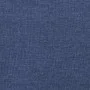 Bed frame with blue fabric headboard 100x200 cm by vidaXL, Beds and slatted bases - Ref: Foro24-347397, Price: 82,68 €, Disco...