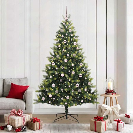 Árbol de Navidad Artificial Plegable 300 LEDs Verde 210 cm en Decoración Festiva y Estacional | Comprar online en Foru.es