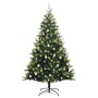 Árbol de Navidad Artificial Plegable 300 LEDs Verde 210 cm en Decoración Festiva y Estacional | Comprar online en Foru.es