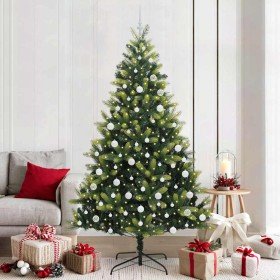 Árbol de Navidad Artificial Plegable 300 LEDs Verde 210 cm en Decoración Festiva y Estacional | Comprar online en Foru.es