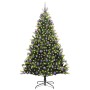 Árbol de Navidad Artificial Plegable 300 LEDs Verde 210 cm en Decoración Festiva y Estacional | Comprar online en Foru.es