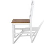 Sillas de comedor 2 unidades madera de pino blancas de vidaXL, Sillas de comedor - Ref: Foro24-241512, Precio: 109,67 €, Desc...