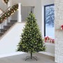 Árbol de Navidad Artificial Plegable 300 LEDs Verde 240 cm en Decoración Festiva y Estacional | Comprar online en Foru.es