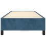 Estructura de cama de terciopelo azul 90x190 cm de vidaXL, Camas y somieres - Ref: Foro24-347298, Precio: 100,36 €, Descuento: %