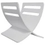 Revistero de madera de pie blanco de vidaXL, Revisteros - Ref: Foro24-241219, Precio: 28,22 €, Descuento: %