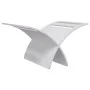 Revistero de madera de pie blanco de vidaXL, Revisteros - Ref: Foro24-241219, Precio: 28,22 €, Descuento: %