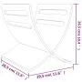 Revistero de madera de pie blanco de vidaXL, Revisteros - Ref: Foro24-241219, Precio: 28,22 €, Descuento: %