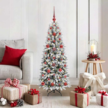 Árbol de Navidad artificial 120 cm PVC y Plástico y Acero y PE en Decoración Festiva y Estacional | Comprar online en Foru.es