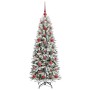 Árbol de Navidad artificial 120 cm PVC y Plástico y Acero y PE en Decoración Festiva y Estacional | Comprar online en Foru.es