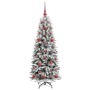 Árbol de Navidad artificial 120 cm PVC y Plástico y Acero y PE en Decoración Festiva y Estacional | Comprar online en Foru.es