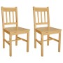 Sillas de comedor 2 unidades madera de pino de vidaXL, Sillas de comedor - Ref: Foro24-241514, Precio: 124,03 €, Descuento: %