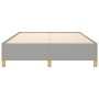 Estructura de cama de tela gris claro 140x200 cm de vidaXL, Camas y somieres - Ref: Foro24-347165, Precio: 129,88 €, Descuent...