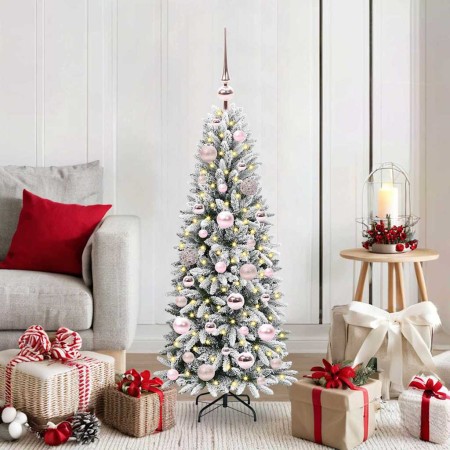 Árbol de Navidad artificial 120 cm PVC y Plástico y Acero y PE en Decoración Festiva y Estacional | Comprar online en Foru.es