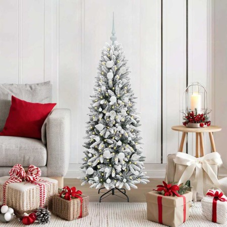 Árbol de Navidad artificial 120 cm PVC y Plástico y Acero y PE en Decoración Festiva y Estacional | Comprar online en Foru.es