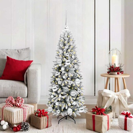 Árbol de Navidad artificial 120 cm PVC y Plástico y Acero y PE en Decoración Festiva y Estacional | Comprar online en Foru.es