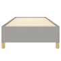 Estructura de cama de tela gris claro 90x190 cm de vidaXL, Camas y somieres - Ref: Foro24-347125, Precio: 77,62 €, Descuento: %