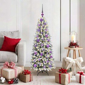 Árbol de Navidad artificial 120 cm PVC y Plástico y Acero y PE en Decoración Festiva y Estacional | Comprar online en Foru.es