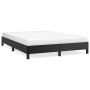 Estructura de cama de cuero sintético negro 140x190 cm de vidaXL, Camas y somieres - Ref: Foro24-346898, Precio: 99,27 €, Des...