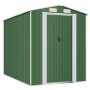 Cobertizo de jardín acero galvanizado verde 192x274x223 cm de vidaXL, Cobertizos - Ref: Foro24-3147428, Precio: 416,70 €, Des...