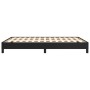 Estructura de cama de cuero sintético negro 140x190 cm de vidaXL, Camas y somieres - Ref: Foro24-346898, Precio: 99,27 €, Des...