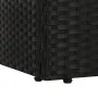 Cama de jardín 195x60 cm ratán sintético negro de vidaXL, Camas para exteriores - Ref: Foro24-43953, Precio: 223,46 €, Descue...