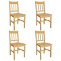 Sillas de comedor 4 unidades madera de pino de vidaXL, Sillas de comedor - Ref: Foro24-241515, Precio: 239,47 €, Descuento: %