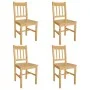 Sillas de comedor 4 unidades madera de pino de vidaXL, Sillas de comedor - Ref: Foro24-241515, Precio: 234,06 €, Descuento: %
